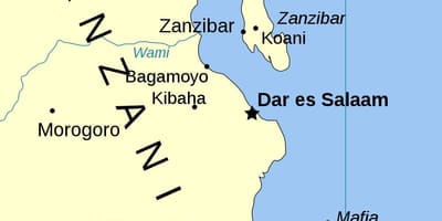 تنزانيا جزر خريطة